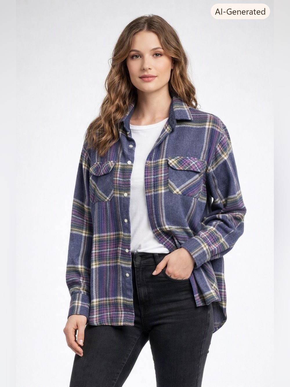Outback Flannel Purple Plaid Jacket
